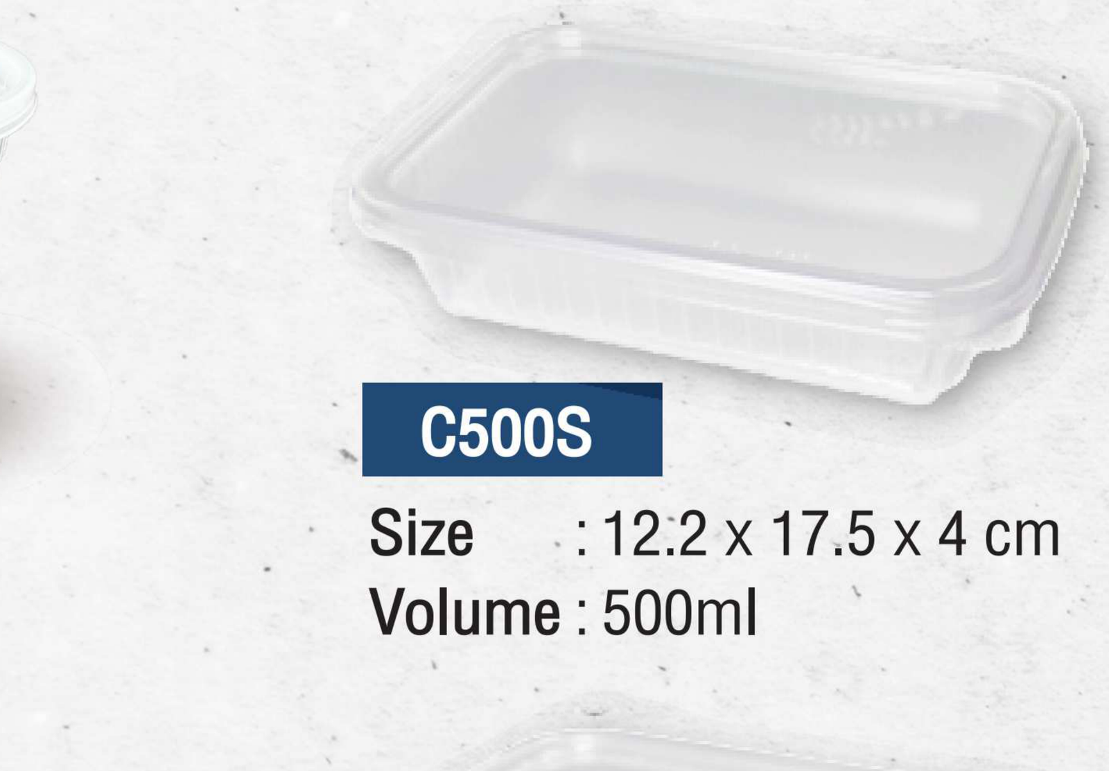 Clamshell Container C500S