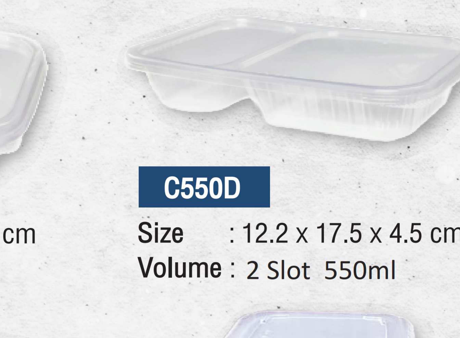 Clamshell Container C550D