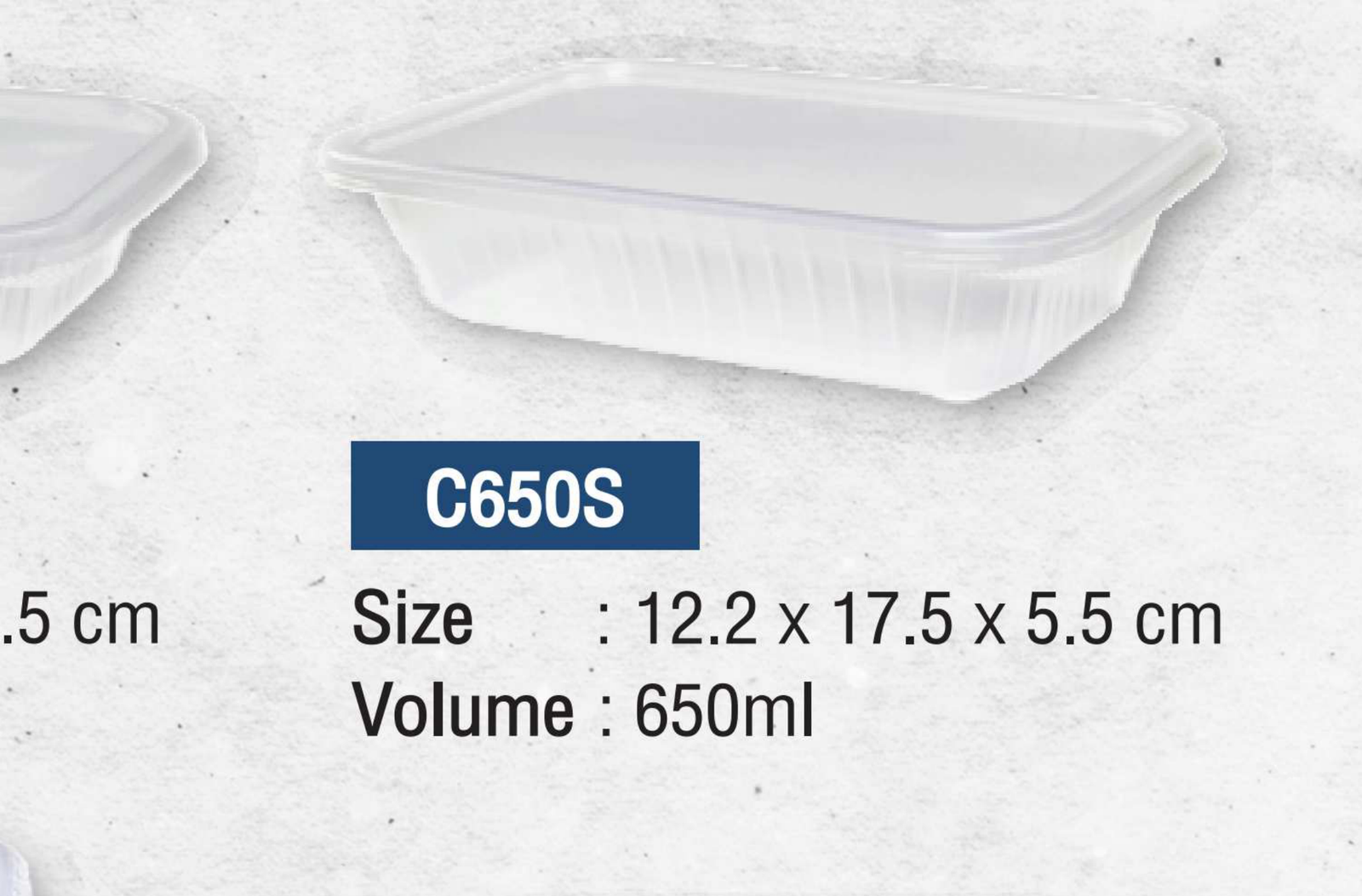 Clamshell Container C650S