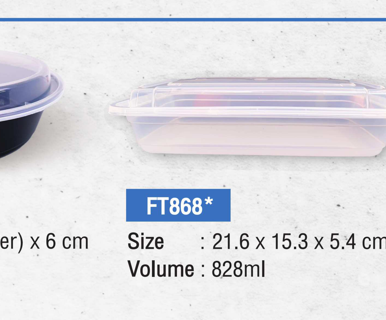 Rectangular Container FT868
